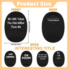 4 Pcs Ostomy Bag Cover Black Stretchy Colostomy Bag Covers Waterproof Ostomy Shower Cover Odor Control Lightweight Ostomy Bag Cover Washable Pouch Liner for Women Men Ileostomy Care Protector