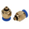 Push-Fit Pneumatic Straight Quick Fitting Adapter for Air Pipe Pneumatic