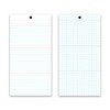 KAISA Index Cards 3x5 Flash Cards, Perforated Smart Card, 210pcs