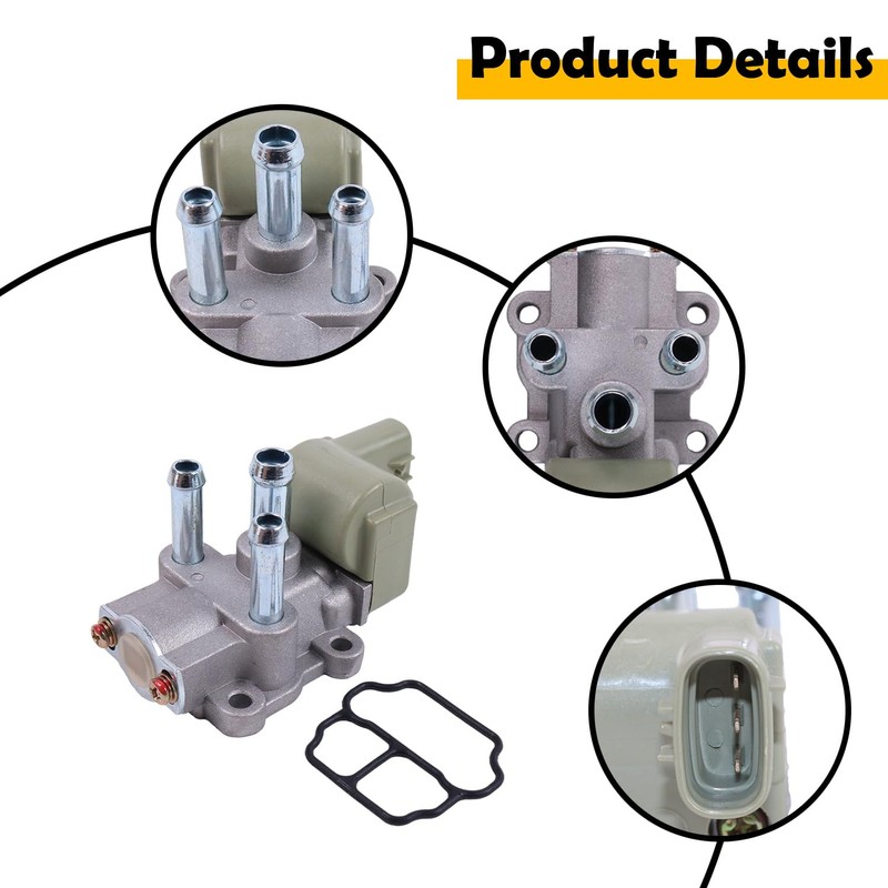 ELSOON 22270-15010 Idle Air Control Valve with Gasket Compatible with