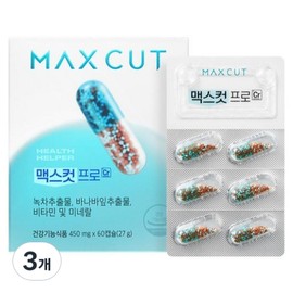 Health Helper Max Cut Pro Cr, 60 tablets, 3 pcs / 헬스헬퍼 맥스컷 프로 Cr, 60정, 3개