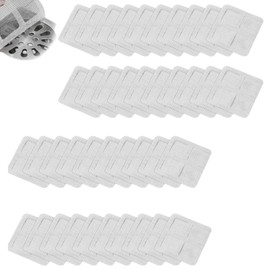 Landrain Pack of 40 Multifunctional Disposable Sewer Filter Bath Hair Drain Strainer Shower