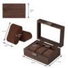Baskiss Wooden Watch Case, Watch Storage Box, Collection Case, Watch