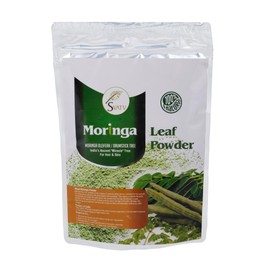 SVATV Natural Moringa Powder (Moringa Oleifera Leaf Powder) | Rich in Antioxidants and Immune Vitamin | Moringa Tea- (227g, 0.5 lbs, 8 Ounces)