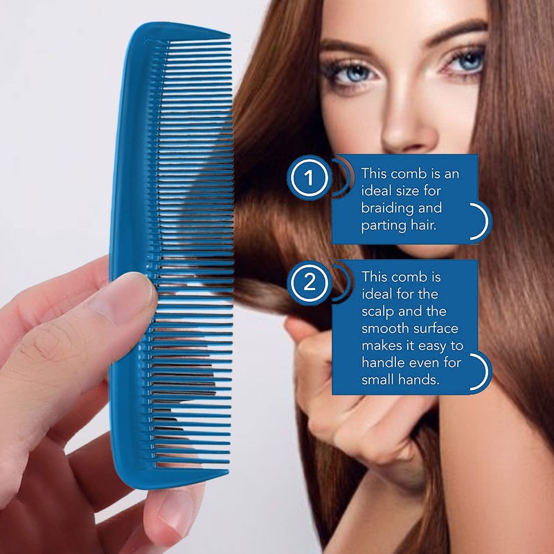 Soft 'N Style Hair Care 4-Pack Comb - Not Breakable
