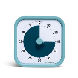 Time Timer MOD 60-Minute Visual Timer, Home Edition, Silent Operation, Study Tool for Homeschool and Office Use (Lake Day Blue)