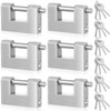Blulu 6 Pack Heavy Duty Lock for Shipping Container with