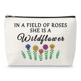 Sfodiary Inspirational Gift for Friend Motivational Makeup Bag for Women BFF Bestie Encouragement Cosmetic Bag for Family Coworker Graduation Gift for Daughter Christmas Birthday Presents Idea