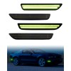 PWOBVZ Green Side Marker Lights Compatible with Ford Mustang 2010