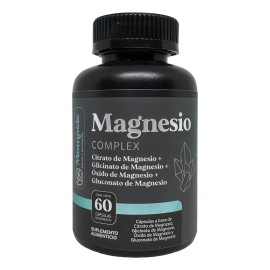 Magnesio Complex | Citrato, Glicinato, Gluconato | 60 Caps