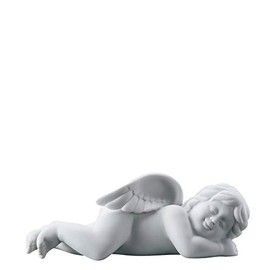 Angel Large White Matt Angel Sleeping