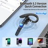 Bluetooth Headset, 2026 Wireless Bluetooth 5.3 Earpiece, 60 Hours Single-Ear