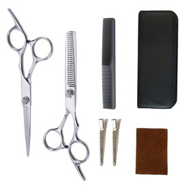 Doyime Haircut Set, 6-Piece Set, Hairdressing Scissors, Hairdressing Scissors Set, Barber Scissors Kit, Self-Cut, For Kids, Adults, Beauty, Barber, Home Use, Styling Haircuts