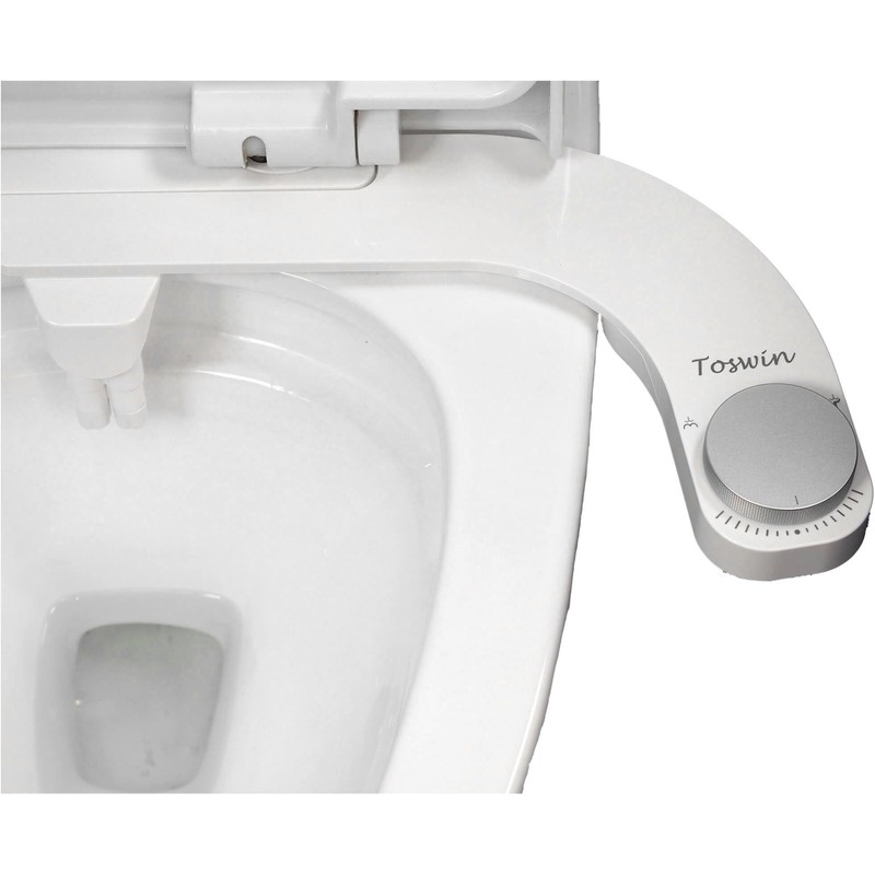 Toswin Left Handed Bidet Ultra Slim Left Hand Bidet Attachment