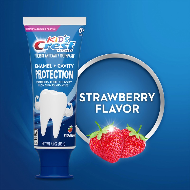 Crest Kids Enamel + Cavity Protection Toothpaste, 4.1oz (Pack of