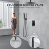 Wall Mount Shower Pressure Balance Mixer Valve,2 Function Shower Solid