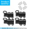 CEEYSEE Pack of 4 Automatic Locking Door Latch Aluminium Alloy