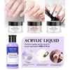 Nail Practice Hand for Acrylic Nail Kit Included 60ml Monomer,