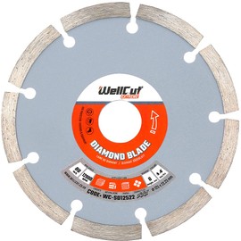 WELLCUT Extreme Diamond Saw Blade, Angle Blade Grinder 125 x 22.23mm Bore for GA5030, DCG412, DCG405, DGA504 Compatible with Concentre, Natural Stone, Ceramic Tiles