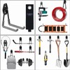 3-H Pack of 4 Wall Hooks, Garage Hooks, Heavy Duty
