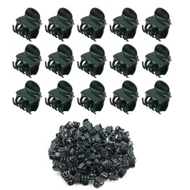 Plant Clips ValueHall 100pcs Orchid Clips Plastic Mini Stalks Plant Orchid Support Clips Flower Vine Clips Supporting Stems Vines Grow Upright for Vine Vegetables Tomato Trellis Clips V7J05