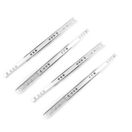 MACHSWON 2 Pair Metal Bearing Drawer Slides Runners Draw Depth for 17mm Replacement Drawer Runners 17mm Wide x 342mm