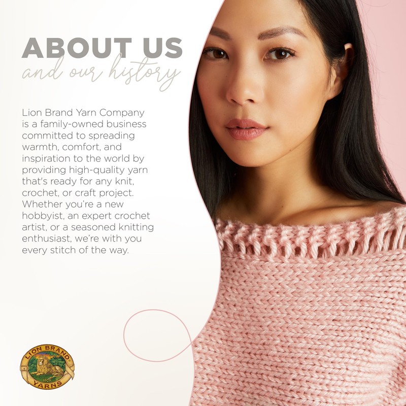 Lion Brand Yarn Hometown Yarn, Super-Bulky Yarn for Knitting, Crocheting,