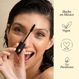 EVIE  Rimel Lash Smoothie Mascara de Pestañas Waterproof  Maquillaje de Alta Calidad  Fórmula Nutritiva y Vegana  Color Negro  Define, Separa y...    
