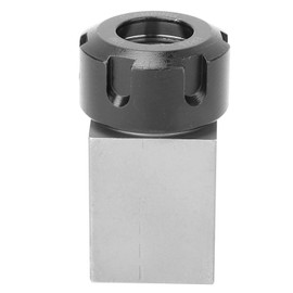 Collet Block High Precision Square Collet Block Er25 Collet Holder Made of Steel, for Lathes, Engraving Machines and Quick Setup on CNC Machines (Square)