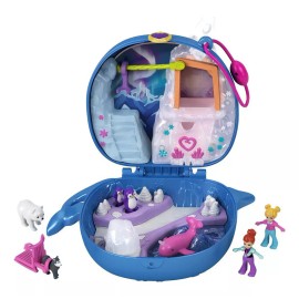 Polly Pocket Estuche Ballena Freezin Fun Narwhall