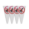 SCHILDER Systeme Plug-in Sign "Kein Hundeklo" Sign, Safety Sign -