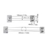 195‑345mm RV Shower Corner Storage Bar Stainless Steel Adjustable Bathroom