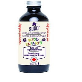 Suro SURO organic elderberry syrup for kids, 236 Milliliter, Packaging may vary