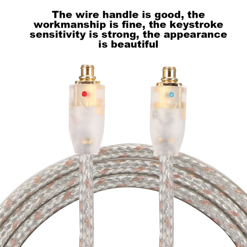 Braided Headphone Wire Fit for se215 se425 se535 se846 ue900(Transparent