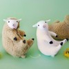 16.5CM Plush Sheep Toy with Clothes Soft Stuffed Animal Dolls