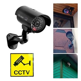 Rotating Dummy Security Camera for Store Display Dummy CCTV - Premium Type