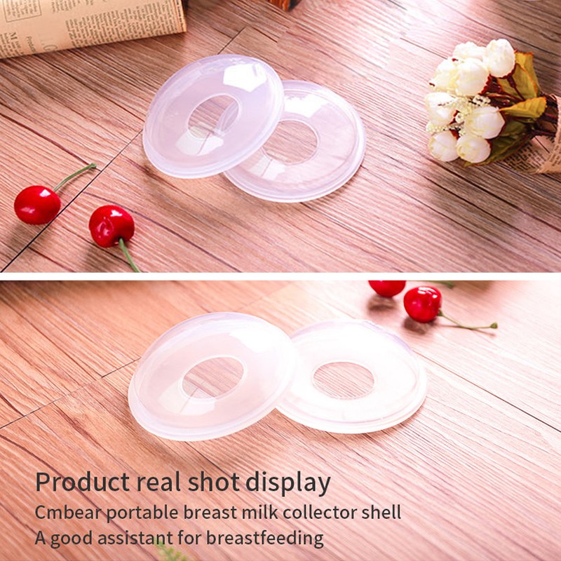 4pcs Silicone Nursing Cups Spill Prevention Prevent Friction Breastmilk Collection