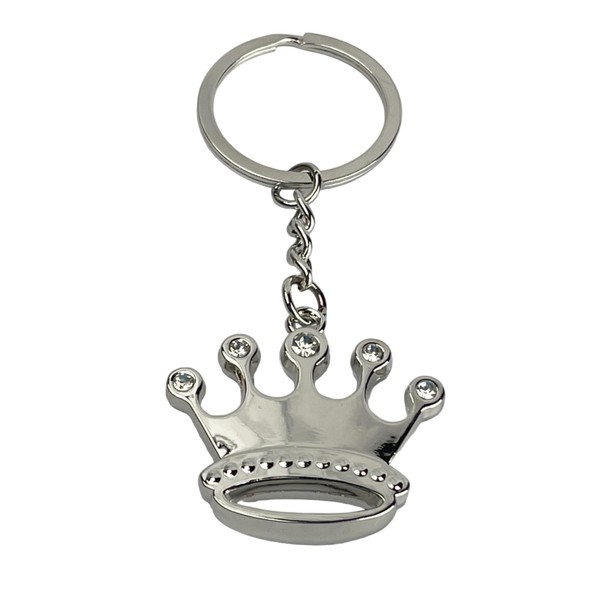 Crown Reyes Keyring - Silver Crown Keyring for Queen and