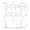 Junction Box ABS Housing 132 x 70 x 50 mm