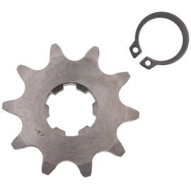 Magkowar 420 Front Enigine Sprocket with Retainer Plate Sets for Motorcycle Dirt Bike (420-17mm, 10T)