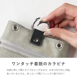 A.Y. Judie S27-001 P301115 Backpack Pouch S Ray Line Black