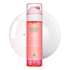 Maxclinic - Rose Vitamin Oil Foam - Limpiador Facial Coreano