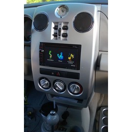 Aftermarket Radio Double Din Dash Kit Compatible with Chrysler Pt Cruiser 2006-2010