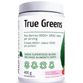 Alora Naturals True Greens (400g), Natural Fruit Punch