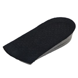 SHSB-006 Secret Insole Heel [0.6 - 1.0 inch (1.5 - 2.5 cm)] 2 Layer Construction, Black, Style, Height Up, Insole, Shoes, Pad, Sneakers, Adjustment [1 Pair]