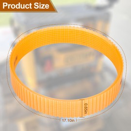 Planer Replacement Toothed Belt 429962-08 Planer drive Belt for DeWalt DW733 & DW734 Planer toothed belt 9 Ribs - 4 Pack