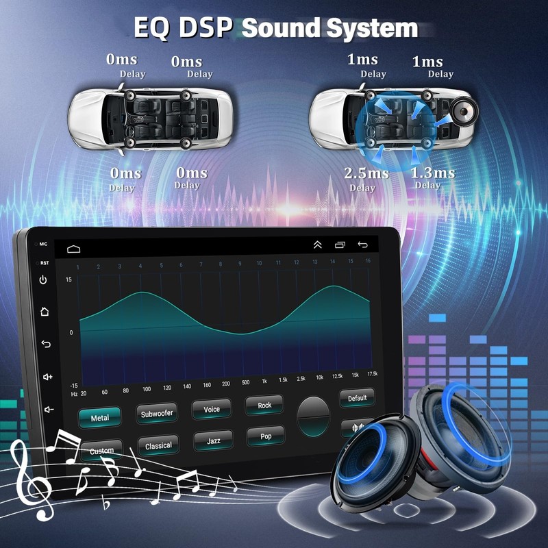 4+64GB Car Radio Stereo for Toyota 4Runner 2003-2009,for Tundra 2003-2006