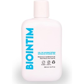 BIOINTIM Gel Íntimo Natural 250 ml | pH Balanceado con Tomillo, Sábila, Caléndula, Lavanda y Eucalipto | Sin Parabenos ni Sulfatos | Suave con la Piel