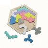 Devica 113018 Ikumoku Training Puzzle, Educational Puzzle, Hexagon, 14 Pieces,