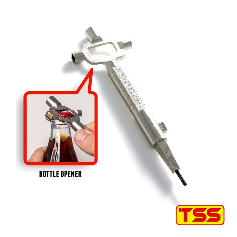 TSS Steel Universal Locksmith Tool Multi Tool - Cam Turner